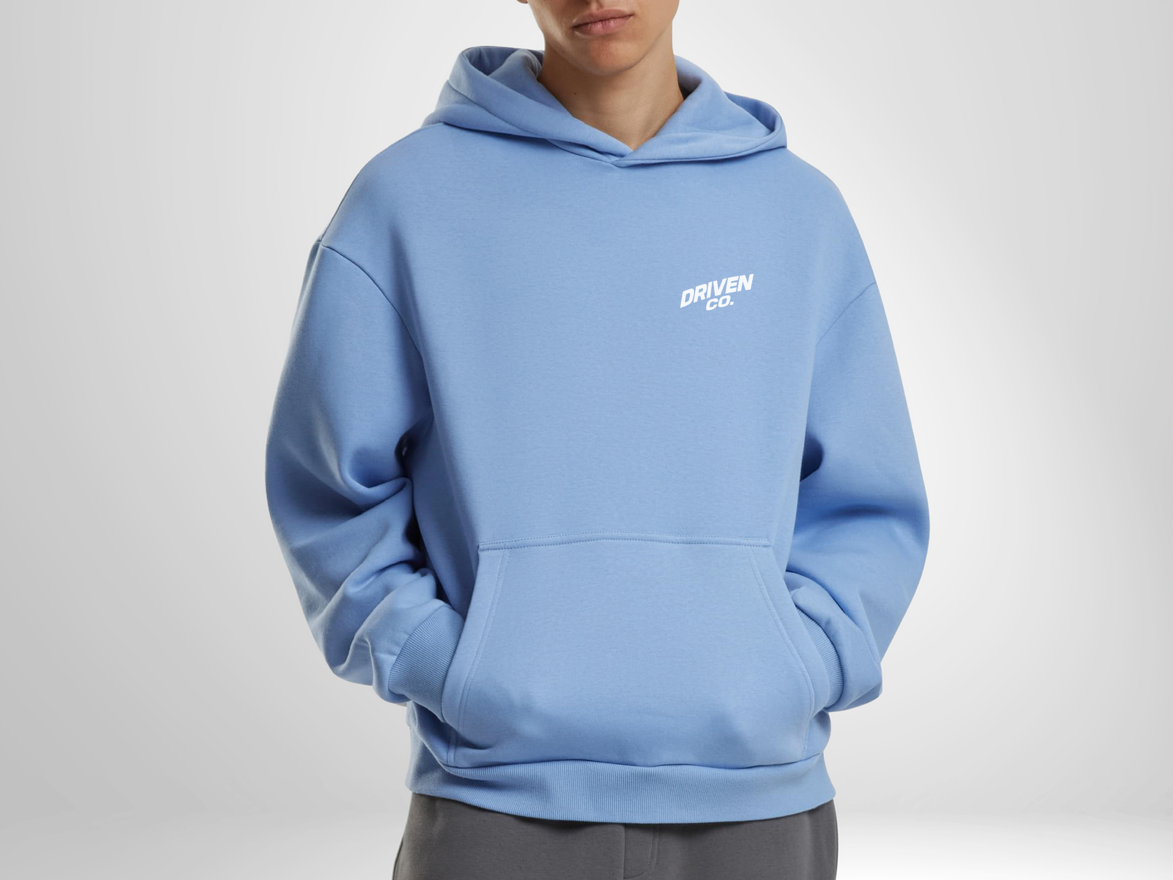 What If Hoodie Ocean Blue — Front
