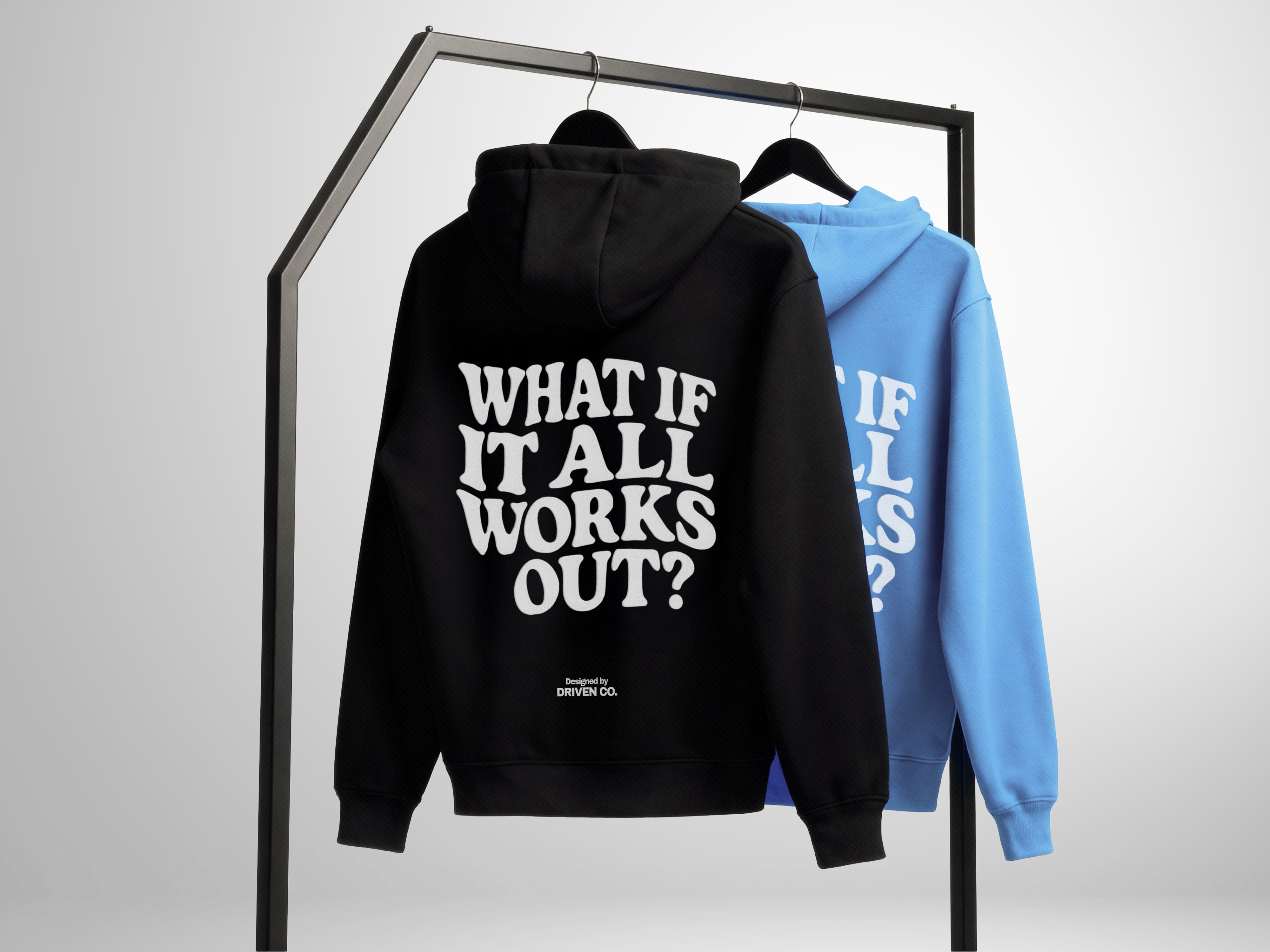 What If Hoodie Midnight Black — Hanger